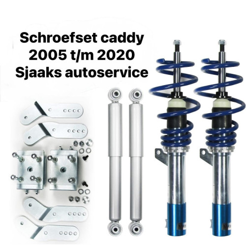 Schroefset caddy mk3 & mk4 voor en achter zware versie. nu tijdelijk met gratis geurhanger