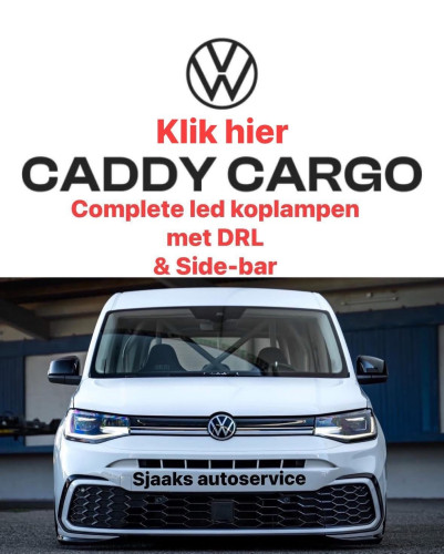 Complete led koplampen met DRL & Side-bars
