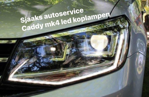 caddy mk4 koplampen led met dagrijverlichting DRL - Afbeelding 14