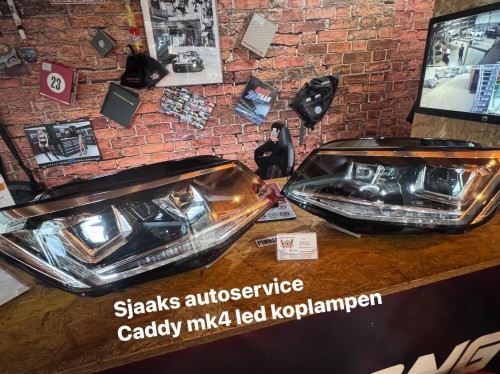 caddy mk4 koplampen led met dagrijverlichting DRL - Afbeelding 2
