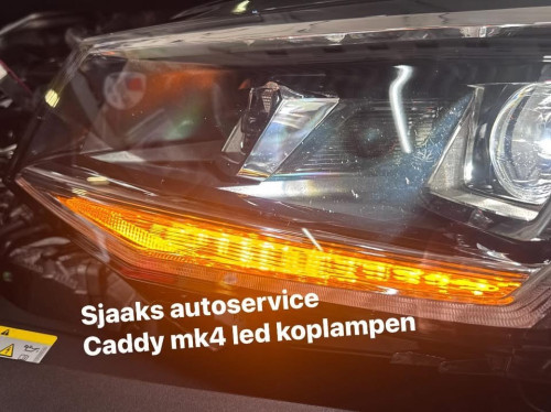 caddy mk4 koplampen led met dagrijverlichting DRL - Afbeelding 3