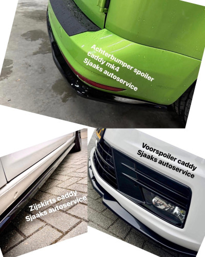 Caddy mk4 compleet spoilerpakket voor.achter.zijkant