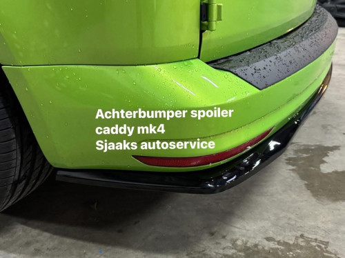 Caddy mk4 achterbumper spoiler sas edition